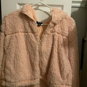 Pink BDG Furry jacket